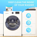 Washer Machine Cleaner Tablets-36Pack-18 Month Supply,Formulated for Pet Owners Washing Machine Cleaner,Compatible with HE,Easily pet hair remover for laundry.Top & Front Load Washer.Septic Safe.