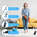 Spin Scrubber,9-In-1Multifunctional Cleaning Brush with Detachable Handle,9 Replaceable Brush Heads&LCD Display,Rechargeable Electric Spin Scrubber for Bedroom,Bathroom,Kitchen,Car