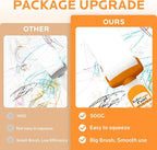 Wall Paint Repair Kit: All-in-One Patch Kit Remove Stains, Scratches - White Touch Up Paint for Flat, Ceiling Wall with Roller, Gloves & sandpaper