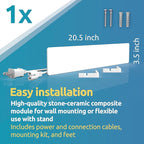 ELIAS Mold killer - Black mold remover for walls without chemicals - Wall heating for every room - Powerful anti-mold heating as an alternative to moldspray - Permanently mold-free (1)