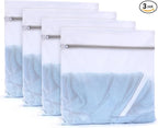 Muchfun 3Pcs Durable Fine Mesh Laundry Bags for Delicates 24 x 24 Inches (3, XX-Large)