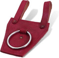 Armory Replicas - Ring Leather Universal O-Ring Medieval Style Axe Holder Belt Frog - Hand Crafted Genuine Leather Costume Weapon Holster Holder