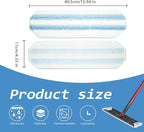 8 Pack Replacement Pads for O Cedar H2prO Flat Mop System, Flat Pads for Ocedar Flat Mop System, Machine Washable/ Reusable, Powerful Stain Removal, for Hardwood, Tile, Marble, laminate floors.