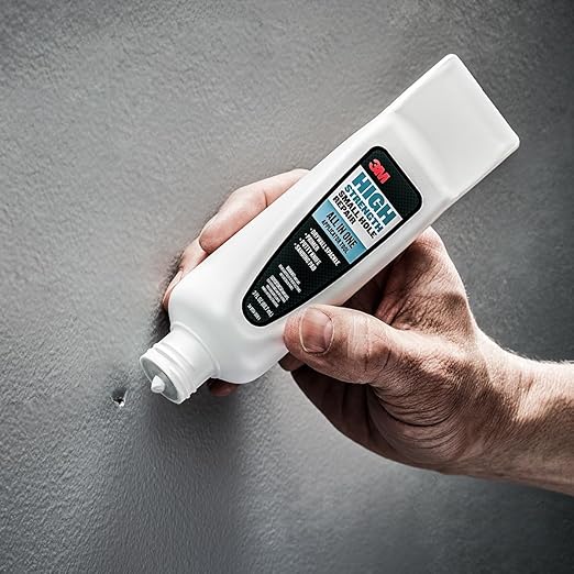 3M Small Hole Repair High Strength, All in One Applicator Tool, 2-Pack, Quick and Easy Repair for Nicks and Nail Holes, Includes Putty Knife, Spackle, and Sanding Pad For Wall Repairs (SHR-AIO-2-SIOC)