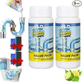 Wild Tornado Sink and Drain Cleaner, Wild Drain and Pipe Cleaner, World Tornado Sink DrainCleaner, Powerful Pipe Dredging Agent for Kitchen & Bathroom (2PCS)