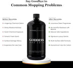 Fragrances - Luxury Mop Soap (Goddess) 32 Oz – Goddess Scented Floor Cleaner for Mopping – Pet Safe, Best Smelling Mop Detergent for All Surfaces