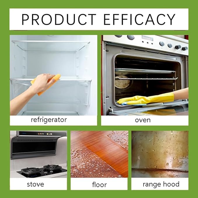 Electrolyzed Ion Kitchen Cleaner, 300ML Electrolyzed Ion Kitchen Cleaner Spray, Multi Purpose Cleaning Spray, For Hold,Oven,Stove,Range Hood (1PC)