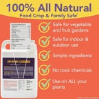 Trifecta Crop Control Super Concentrate All-in-One Natural Pesticide, Fungicide, Miticide, Insecticide, Help Defeat Spider Mites, Powdery Mildew, Botrytis, Mold, and More on Plants - Gallon