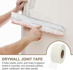 PATIKIL Drywall Repair Mesh Tape, 3 inch x 328 ft Fiberglass Repair Patch Self-Adhesive Dry Wall Joint Tape 9 Mesh Wall Hole Crack and Seam Patch, White
