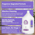 82 FL OZ/2.42 L Lavender Scented Floor Cleaning Solution Compatible with Ecovacs X1/X2/X5/X9/X11/T20/T30/T80/N20/N30 Series and all other Robot Vacuum, Deep Deodorization Free Stain Busting Residue