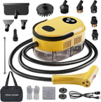 Handheld Steam Cleaner, 10s Fast Handheld Heating Steamer for Cleaning 15-in-1 High Pressure Steam Cleaner for Home & Kitchen, Grease, Grout, Tile,Floor,Couch and Car