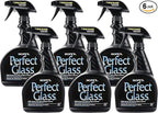 HOPE'S Perfect Glass Cleaner Spray, Streak-Free, Ammonia-Free Window, Mirror, Screen, Tinted Glass, and Shower Door Cleaner, Indoor and Outdoor Glass Surfaces, 32 Fl Oz, Pack of 6