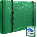 TICONN Mattress Bags for Moving, Heavy Duty Cali King Mattress Cover Storage Bag with Full-Around Handle and Adjustable Buckles (Green, Cali King)