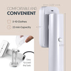 Portable Steamer for Clothes, Travel Garment Steamer for Fabric Wrinkles Remover with Heat-Resistant Glove, 18s Fast Heat-up, 90ml Water Tank, 1200W | Hand Steamer for Home, Office and Travel