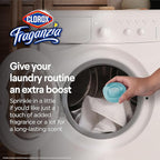 Clorox Fraganzia Laundry Scent Booster Crystals, In-Wash Fragrance Beads for Fresh-Smelling Clothes & Linens, Safe for All Fabrics & Colors, Easy-Pour Bottle, Ocean Scent, 70 Oz - 6 Pack