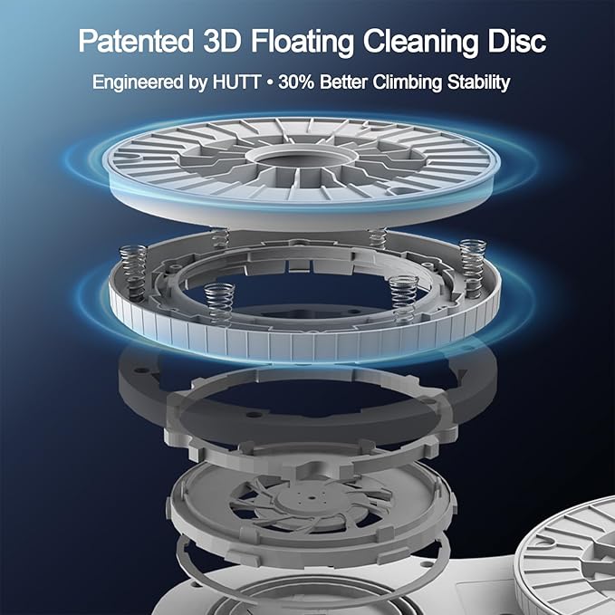 S7 Window Cleaning Robot, 5500Pa Suction, 3D Floating Chassis, HydroJet Water Spray 80ml Tank, Multiple Safety Systems, SLAM 4.0 Navigation, 8 x Cloths, All-in-One Storage Box