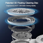 S7 Window Cleaning Robot, 5500Pa Suction, 3D Floating Chassis, HydroJet Water Spray 80ml Tank, Multiple Safety Systems, SLAM 4.0 Navigation, 8 x Cloths, All-in-One Storage Box