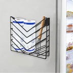 Wool Dryer Ball Holder Rack with 12 Dryer Balls Laundry Dryer Balls Reusable with 1P Storage Organizer Metal Set for Large Balls(2.6 to 2.75inch Dia) Reduces Static & Wrinkles,Saving Drying Time