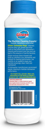 Glisten Dishwasher Magic Disinfectant & Cleaner Lemon 12 Oz