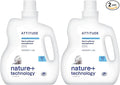 ATTITUDE Liquid Fabric Softener,Plant-Based & Vegan,HE Compatible,Naturally Derived,Wildflowers Scent,80 Loads,67.6 Fl Oz,(Pack of 2)