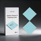 50pcs Jewelry Cleaning Cloth Polishing Cloth for Sterling Silver Gold Platinum Small Polish Cloth (3" x 3")