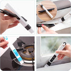 13PCS Crevice Cleaning Brush Set,Multifunctional Hard Bristle Crevice Cleaning Brush Tools for Kitchen, Bathroom, Cup,Window (13)