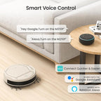 Lefant M210 Pro Robot Vacuum Cleaner,Easy to Use,120 Mins Runtime,6 Cleaning Modes,APP/Voice/WiFi/Alexa Control,Multi-Surface Cleaning
