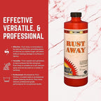 Pro's Choice Rust Away Rust Remover - Powerful Stain Remover & Rust Cleaner - Rust Stain Remover for Carpets, Upholstery, and Surfaces - Bathroom Stain Remover for Multiple Surfaces (16 fl. oz)