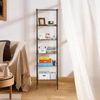 BestOffice Adjustable NSF-Certified Metal Shelf Wire Shelving Unit Storage for Small Places Restaurant Garage Pantry Kitchen Garage Rack (Black, 16.7L×11.8W×63.6H)