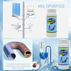 Wild Tornado Sink and Drain Cleaner, Wild Tornado Drain Clog Remover, Powerful Sink Cleaner Powder Fast Foaming for Kitchen Toilet Pipe Quick Cleaning Tool Clog Remover