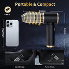Handheld Car Vacuum Portable Cordless, 4 in 1 Handheld Vacuum Cleaner 15000PA High Power Air Blower & Pump & Air Duster, Mini Hand Held Vacuum Rechargeable for Home, Car, Office