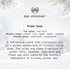 Muse Apothecary Flush Ritual - Aromatic & Refreshing Toilet Spray, Use Before You Go, 8 oz, Infused with Natural Essential Oils - Fresh Snow