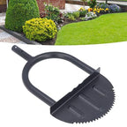 Saw Tooth Edger Half Moon Lawn Edger Sidewalk Grass Long Handled Step Edger for Garden
