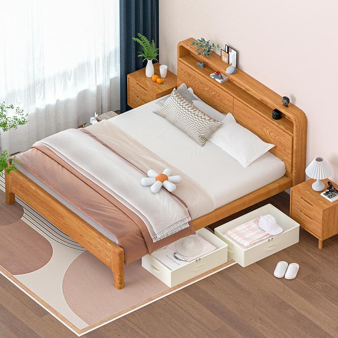 Under Bed Storage with Wheels, No Assemble Required 12 inches height Under Bed Storage bins,Large capacity Rolling Underbed Shoe Storage containers，dorm underbed storage drawers