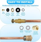 630-7755 Wall Hydrant Repair Kit, for Prier Mansfield Style 300/400/500 Wall Hydrant