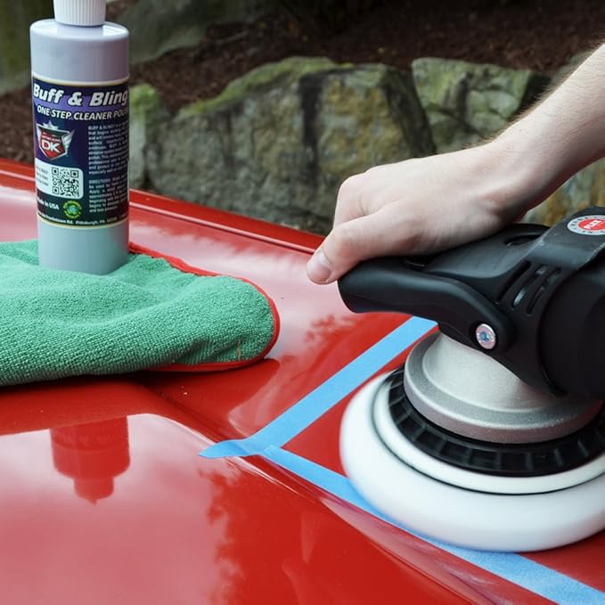 Detail King Buff & Bling!! - One Step Compound & Polish in 1 - Buff Out Scratches & Polish Your Paint to A Dazzling Gloss! - 16 oz