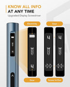 VIGRUE Mini Electric Screwdriver Set, 400RPM Electric Precision Screwdriver with Drill Bits, 5 Torque Level 48 Magnetic Bits, Repair Tool Kit for Electronics Phone Watch Jeweler Laptop