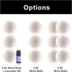 Smart Design 3933142 Dryer Balls, Natural Wool