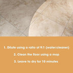 Furniture Clinic Stone & Tile Floor Cleaner | Dilutes to 170 FL Oz | Easy and Safe Application | Quick-Drying with Lemon Aroma | 17oz / 500ml