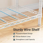 VIPEK V5 Portable Closet Wardrobe Heavy Duty Clothes Rack, Freestanding Clothing Racks with 4 Hang Rods & 8 Shelves, Adjustable Custom Closet Racks, 68.9" L x 15.7" W x 76.4" H, Max Load 800LBS, White