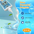 Mold Stain Remover Gel, Front Load Washer Mold Remover for Washing Machine Gasket Rubber Seal Home Stain Cleaner Gel for Grout Caulk, Bathroom, Shower, Bathtub, Refrigerator Cleaning Solution 10 Fl Oz