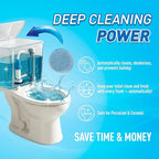 Toilet Bowl Cleaner Tablets 40 Pack, Long-Lasting Drop-in Tank Tablets with Sustained-Release Technology, Fight Tough Stains & Odors, Household & Commercial Use, Compatible with Most Toilets-CleanA