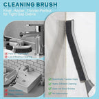 Thin Cleaning Brush Set - Gap Cleaning Tools, Multi-Purpose Hard Bristle Grout Scrub Brushes & Grout Cleaner Brush for Deep Scrubbing in Kitchen, Bathroom, Toilet, Sink Gap