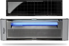Catchmaster Vector Plasma One Trap, Compact UV Light Fly Traps for Home, Gnat Traps for House Indoor, Shatterproof Bulbs, UV Lamp Insect Killer, Silent Bug Light for Deli, Bars, Kitchen & Trash Rooms