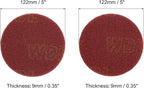 uxcell 5 Inch Scrubber Scouring Pads Drill Scuffing Disc Hoop and Loop Surface Conditioning Disc 14pcs