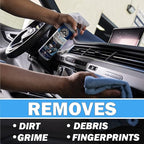 Chemical Guys HOL414 Total Interior Cleaner and Protectant, Refill Kit With 2 Dilution Bottles & 3 Premium Microfiber Towels (Safe for Cars, Trucks, SUVs, Jeeps, Motorcycles, RVs & More) 64 fl oz