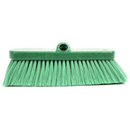 SPARTA 41278EC09 Flo-Thru Plastic Wall Scrub Brush, Equipment Brush With Soft Nylex Bristles For Industrial Kitchens, Hospitals, Commercial Cleaning, 4 Inches, Green