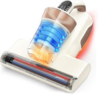 Jimmy Mattress Vacuum Cleaner, Bed Vacuum with UV & Ultrasound, High Heating, Smart Dust Sensor, 15Kpa Powerful Suction, Lightweight, Deep Clean Dust and Pet Hair in One Go(BX6 Lite, Corded)