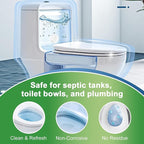 Toilet Bowl Cleaner Tablets 30 PACK Automatic Toilet Tank Cleaners Hands-Free Continuous Cleaning for Bathroom Toilet Bowl