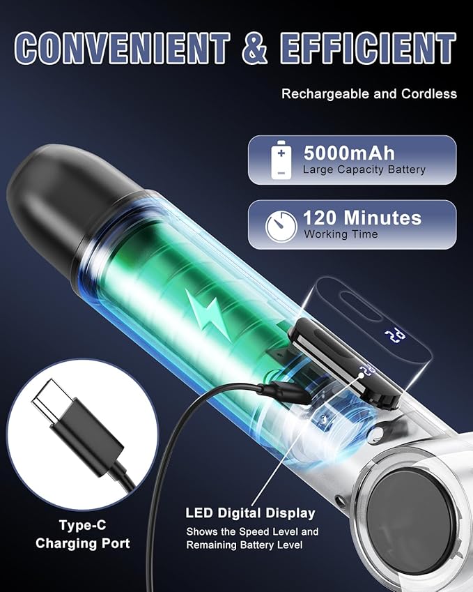 Electric Spin Scrubber, [IPX7 Waterproof ] [50KG Torque] Shower Scrubber with 9 Brush Heads, 2 Speed Mode, 4 Adjustable Angles, Electric Brush for Cleaning for Bathroom Floor Tile